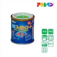 アサヒペン 水性スーパーコート 1/12L （若草色） 9011414（直送品）