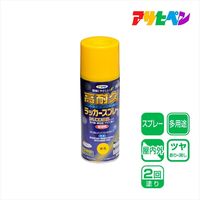 アサヒペン 高耐久ラッカースプレー 300mL （黄色） 901521（直送品）