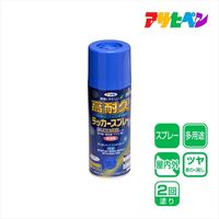 アサヒペン 高耐久ラッカースプレー 300mL （スモークブルー） 901539（直送品）