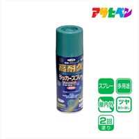 アサヒペン 高耐久ラッカースプレー 300mL （オールドグリーン） 901541（直送品）