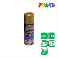 アサヒペン 高耐久ラッカースプレー 300mL （ゴールド） 901543（直送品）