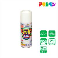 アサヒペン アスペンラッカースプレー 420mL （ツヤ消し白） 9016895（直送品）