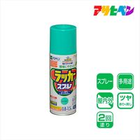 アサヒペン アスペンラッカースプレー 420mL （エメラルド） 9010057（直送品）