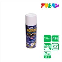 アサヒペン 高耐久ラッカースプレー 300mL （白） 901520（直送品）