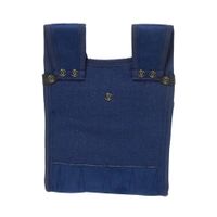 アークランズ 職人作 スリット式帆布腰袋 紺 SHBー110NV 1セット(2個)（直送品）