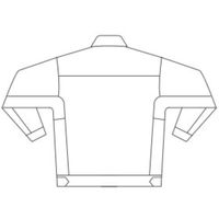 ミドリ安全 作業服 ベルデクセル 交織ストレッチ 帯電防止 長袖 ジャンパー VES2520 L アイボリー 3120214505 1点（直送品）