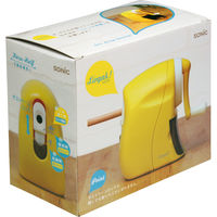 ソニック リビガク かるハーフ 手動鉛筆削り イエロー LV-8070-Y 1個