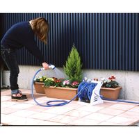 【ホースリール】 グリーンライフ PCホースリール ジェニアス20F GR20GNF ホワイト／ブルー 1個