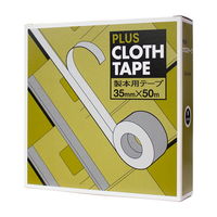 プラス 製本テープ 紙クロステープ 35mm×50m 黒 43-700 1個