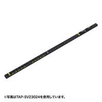 サンワサプライ サーバーラック用コンセント 19インチ用 IEC C13/8個口/3m/200V・30A TAP-SV2308（直送品）