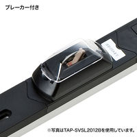 サンワサプライ サーバーラック用コンセント 19インチ用 3P式/9個口/3m/100V・15A/ブレーカー付 TAP-SVSL159B（直送品）