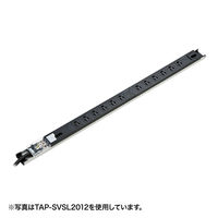 延長コード 電源タップ 3m 3P（ピン） 9個口 ブラック TAP-SVSL209 サンワサプライ 1個（直送品）