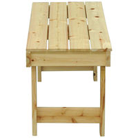 エイ・アイ・エス 桧（ひのき）縁台 幅900mm ベンチ ナチュラル HE-90 1台（直送品）