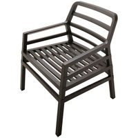 タカショー アリア チェア ブラウン クッション付 NAR-C01BR 1脚（直送品）