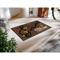 洗えるデザインマット WelcomeMusic 50 x 75cm A032A クリーンテックス・ジャパン（直送品）