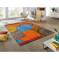 洗えるデザインマット Ethno Pop 110 x 175cm C013I クリーンテックス・ジャパン（直送品）