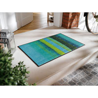 クリーンテックス・ジャパン 洗えるデザインマット MedleyAcqua 50 x 75cm J012A 1枚