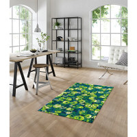 洗えるデザインマット PunillaGreen 70x 120cm K015E クリーンテックス・ジャパン（直送品）