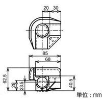 矢崎化工 ジヨイント JG-11A AAS S ブラック BL 1セット（5個）（直送品）