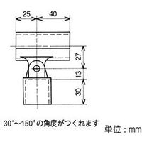 矢崎化工 ジヨイント J-43SET AAS S ブラック BL 1セット（5個）（直送品）