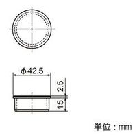 矢崎化工 42Φ用ジヨイント JLー110 PE S ブラック BL 1セット(5個)（直送品）