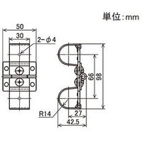矢崎化工 蝶番 EF-1254 S 1セット（5個）（直送品） - アスクル