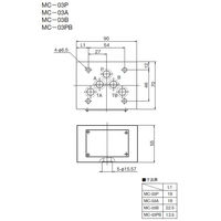 ダイキン工業 モジュラースタック形チェック弁 MCー03Pー05ー40 1個（直送品）