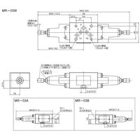 ダイキン工業 モジュラースタック形リリーフ弁 MRー03Aー3ー45 1個（直送品）