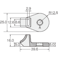 ヘラマンタイトン スタッドボルト用マウント CL8ーSB8 100個入 1袋(100個)（直送品）