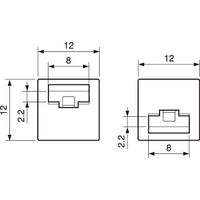 ヘラマンタイトン クロススペーサー CS7.6ーW 100個入 1袋(100個)（直送品）
