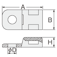 ヘラマンタイトン アンカーマウント(耐熱・耐薬品グレード) CTAM1ーETFE 100個入 1袋(100個)（直送品）