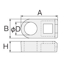 ヘラマンタイトン マウントヘッド FH18 100個入 1セット(300個:100個×3袋)（直送品）