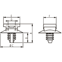 ヘラマンタイトン ファーツリーマウント FT7 100個入 1袋(100個)（直送品）