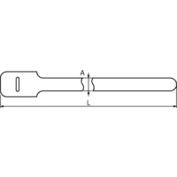ヘラマンタイトン グリップタイ・定尺タイプ GT200ーORG 10本入 1袋(10本)（直送品）
