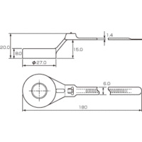 ヘラマンタイトン スタッドボルトタイ SBT50ーM10 50本入 SBT50-M10 1袋(50本)（直送品）