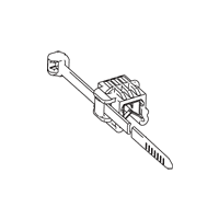 ヘラマンタイトン エッジクリップ付タイ T50ROSHSBEC24 100本入 1袋(100本)（直送品）