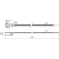 ヘラマンタイトン スタッドボルトタイ T50SOSSBDーM5ーHSW 100本入 T50SOSSBD-M5-HSW 1袋(100本)（直送品）