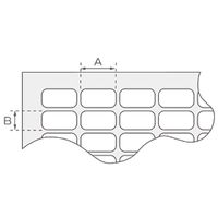 ヘラマンタイトン レーザープリンター用ラベル TAGN33Lー9372 5040枚入 1袋(5040枚)（直送品）