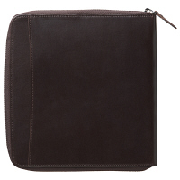 QUO VADIS（クオバディス・ジャパン） ラウンドジップカバー イタリアンレザー 16×16 ブラウン qv16x16lrobr（直送品）