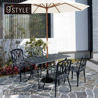 タカショー アルカウン ダイニングテーブル5点セット GSTY-12S5（直送品）