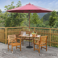 タカショー ウッドパラソル 2.7m エンジ PAS-27E 1個