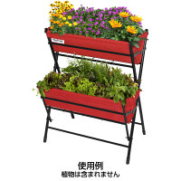 タカショー ベジトラグ ポピー 2ステップス レッド VGT-P2H04（直送品）