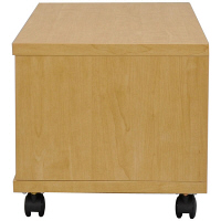 エイ・アイ・エス ガラス扉付きフリーラックL ナチュラル 幅850×奥行350×高さ325mm GDR-3L NA 1台（直送品）