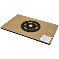 エイ・アイ・エス TV回転台 大 ブラック 幅650×奥行400mm TVR-650 BK 1台（直送品）