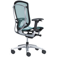 CC81BR FPG6 オカムラ コンテッサ セコンダ 可動肘 座メッシュ ハイバック ポリッシュフレーム ブラックボディ セージ 1脚（直送品）