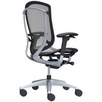 CC81GR FPH2 オカムラ コンテッサ セコンダ 可動肘 座メッシュ ハイバックシルバーフレームブラックボディ ミディアムグレー 1脚（直送品）