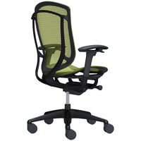 CC81MR FPG5 オカムラ コンテッサ セコンダ 可動肘 座メッシュ ハイバック ブラックフレームブラックボディ グリーン 1脚（直送品）
