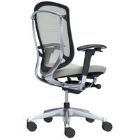 CC83BR FPC3 オカムラ コンテッサ セコンダ 可動肘 座クッション ハイバックポリッシュフレームブラックボディ ライトグレー 1脚（直送品）