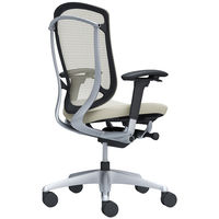 CC83GR FPC2 オカムラ コンテッサ セコンダ 座クッション ハイバック シルバーフレーム ブラックボディ ライトグレー 1脚（直送品）