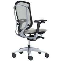 CC83GR FPC3 オカムラ コンテッサ セコンダ 座クッション ハイバック シルバーフレーム ブラックボディ ライトグレー 1脚（直送品）